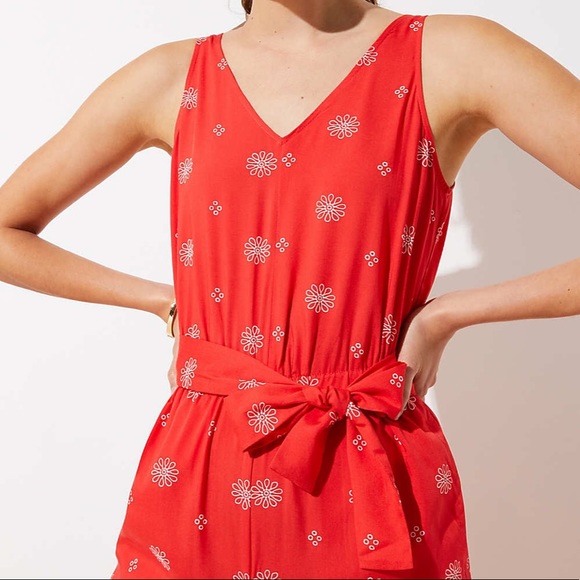 Loft wide leg jumpsuit - Picture 2 of 5